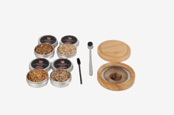 Globy 4 Aromalı Ahşap Kokteyl Tütsüleme Seti