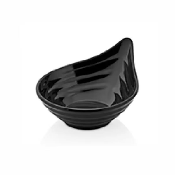 Külsan 13115.BL – Siyah Minimal Lokmalık / Kahvaltılık 9,5 cm