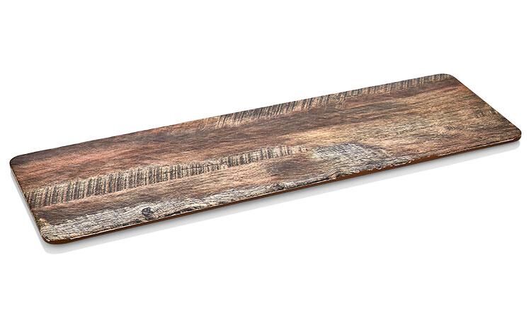 Atlasform Ahşap Görünümlü Melamin Teşhir Tepsi, Pano - 53x16.5 cm- A743