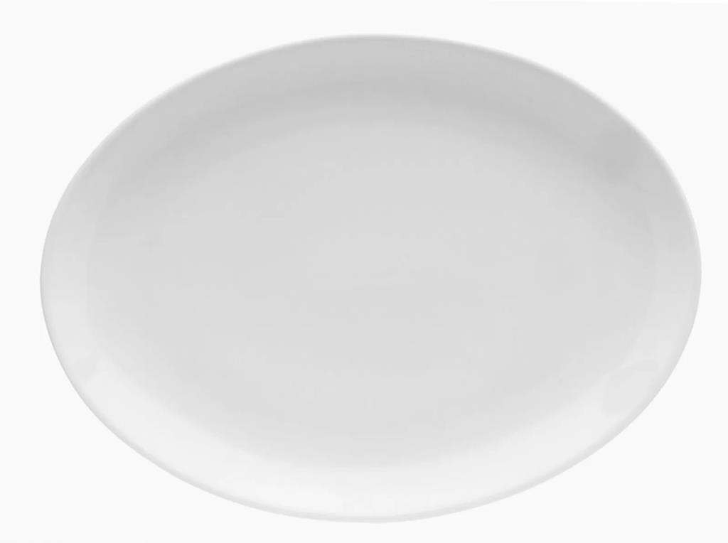 Porland Soley Beyaz Kayık Tabak 31 cm 6 Adet