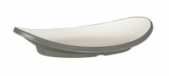 Globy Oval Sunum Tabağı Gri 36x16x7 cm