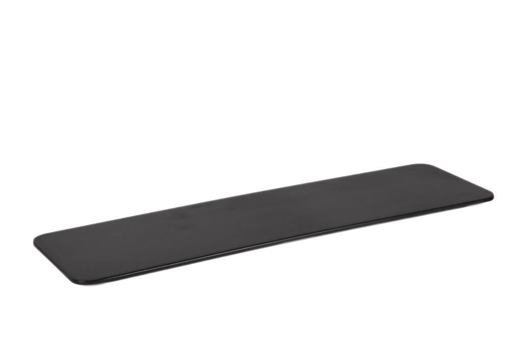 Globy Melamin Açık Büfe Sunum Tabak Siyah – 53×16 cm