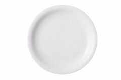 Porland 160318 İstanbul Beyaz Düz Tabak 18 cm 6 Adet