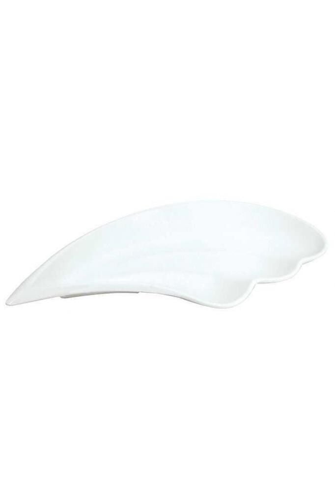 Globy Açık Büfe Melamin Sunum Tabağı Beyaz 34 cm