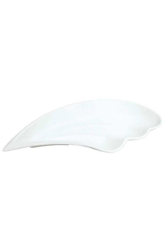 Globy Açık Büfe Melamin Sunum Tabağı Beyaz 34 cm
