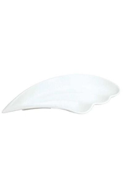 Globy Açık Büfe Melamin Sunum Tabağı Beyaz 34 cm