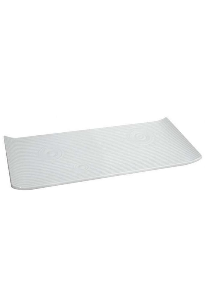 Globy Melamin Dikdörtgen Sunum Tepsi, 35x15 cm