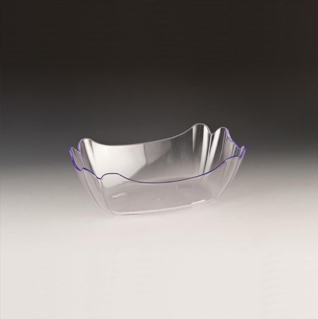 Zicco ZCP 337 – 1 Dikdörtgen Polikarbon Teşhir Kasesi, 27x18x9 cm, Şeffaf