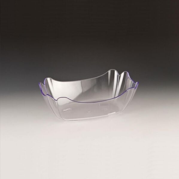 Zicco ZCP 337 – 1 Dikdörtgen Polikarbon Teşhir Kasesi, 27x18x9 cm, Şeffaf