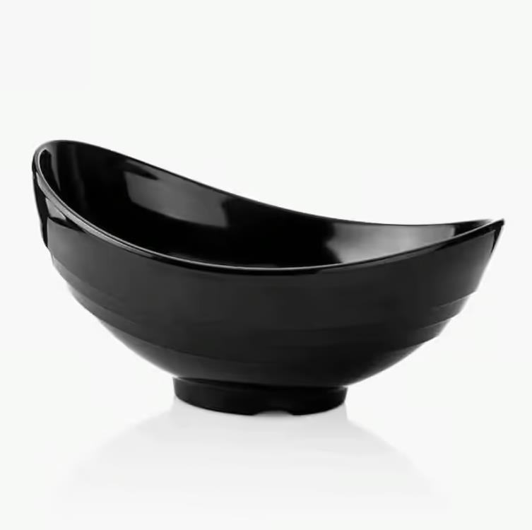 Külsan 16036.BL – Diva Siyah Kase 36 × 28 cm | Thermoset Melamin