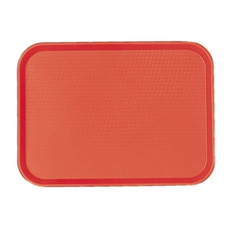 Cambro Dikdörtgen Fastfood Tepsi Kırmızı 30x41 cm - 1216FF163