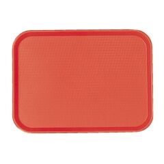 Cambro Dikdörtgen Fastfood Tepsi Kırmızı 30x41 cm - 1216FF163