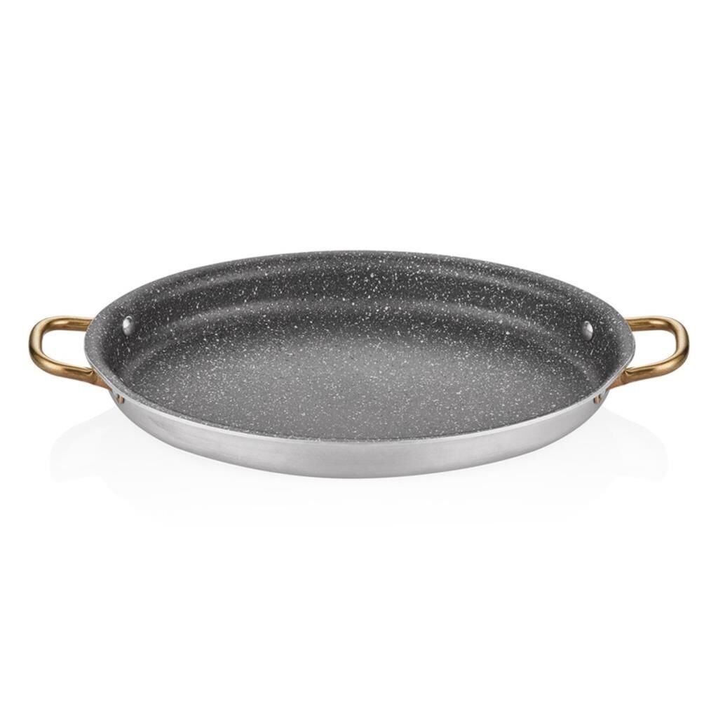 Altınbaşak Alu Granit Oval Omlet Tava, Sahan 28x21x4 cm (A 117OS 28)