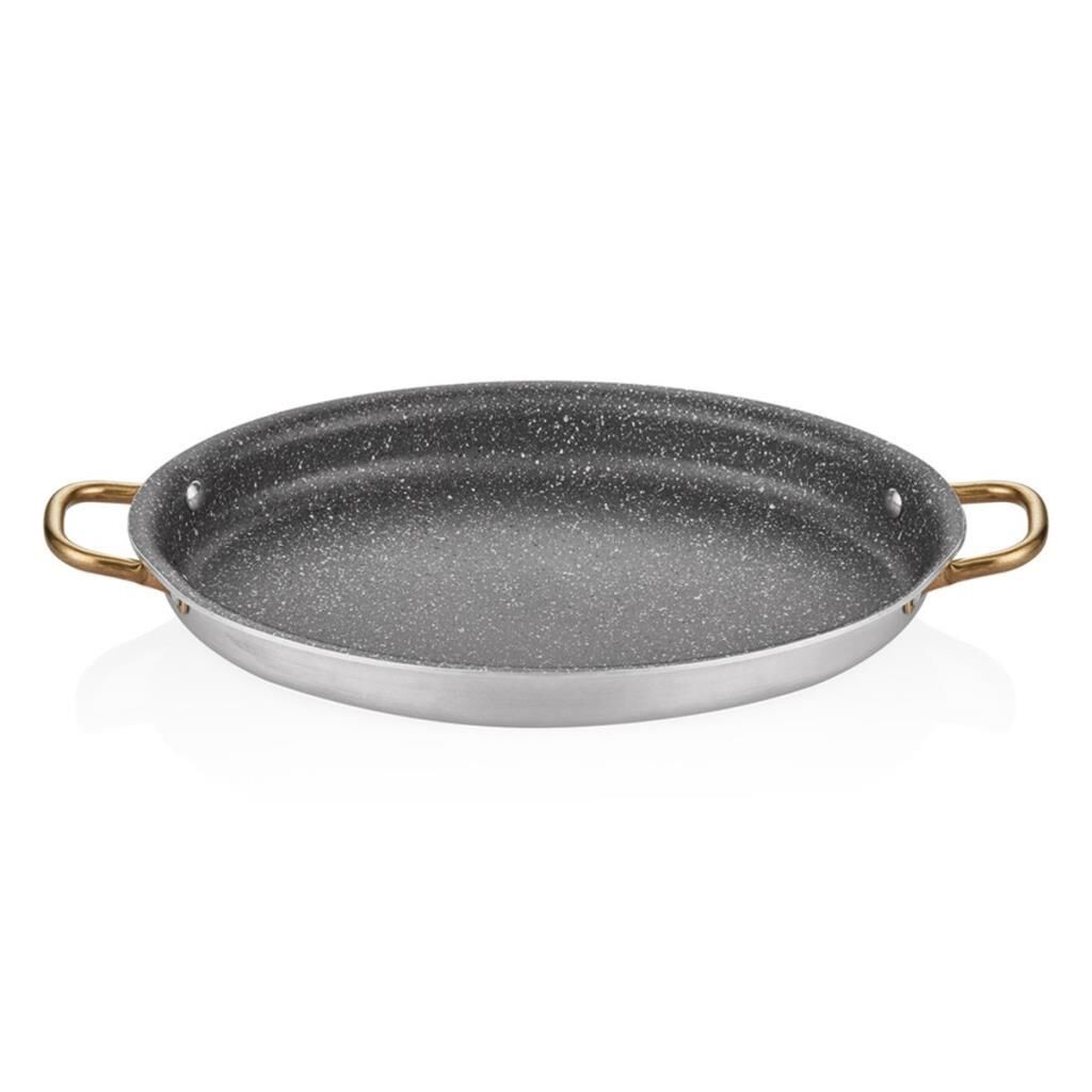 Altınbaşak Alu Granit Oval Omlet Tava, Sahan 28x21x4 cm (A 117OS 28)