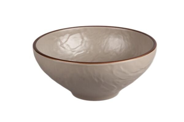 Globy Açık Büfe Yuvarlak Kase Bej – 27×27×11 cm