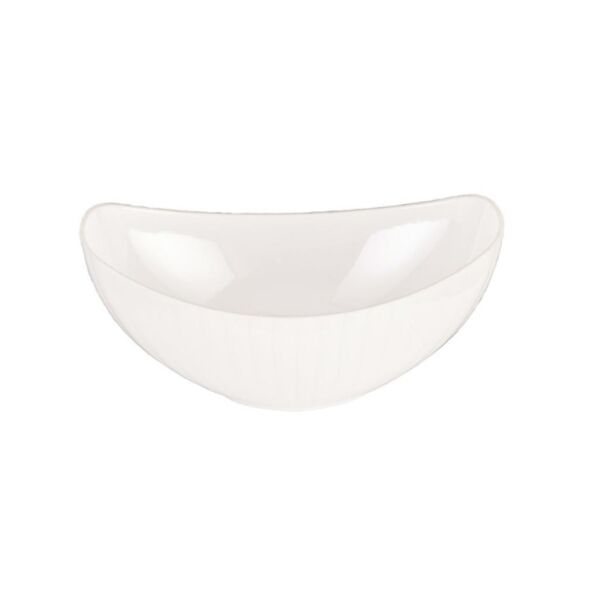 Zicco ZCP 301 – 2 Polikarbon Gondol Teşhir Kasesi, 33x22.5 cm, Beyaz