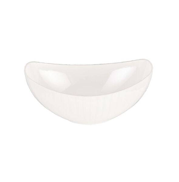 Zicco ZCP 301 – 2 Polikarbon Gondol Teşhir Kasesi, 33x22.5 cm, Beyaz