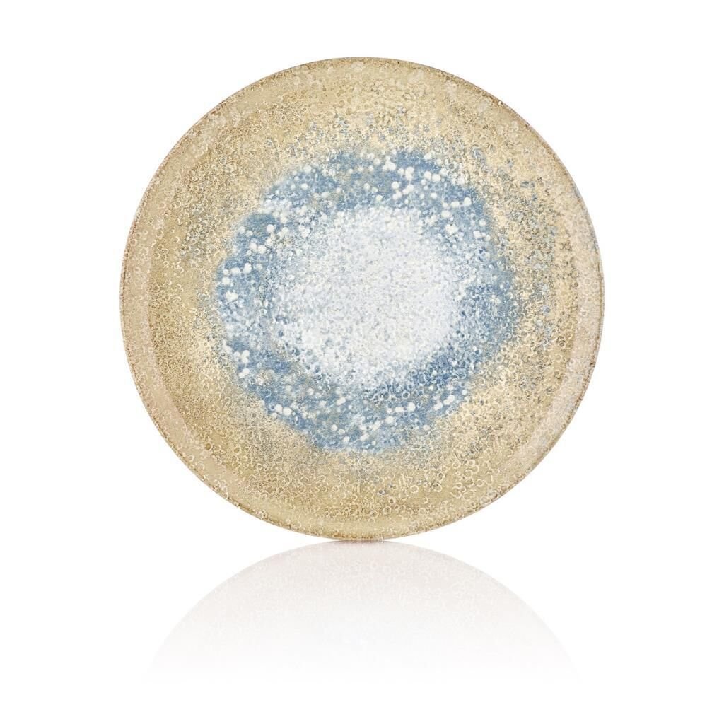By Bone Smooth Reaction Düz Tabak 25 cm 12'li