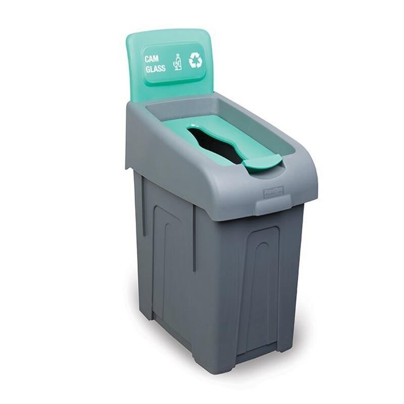 Fantom Procycle 25 Mini Cam Atık Kovası, Çöp Kutusu 50 Litre