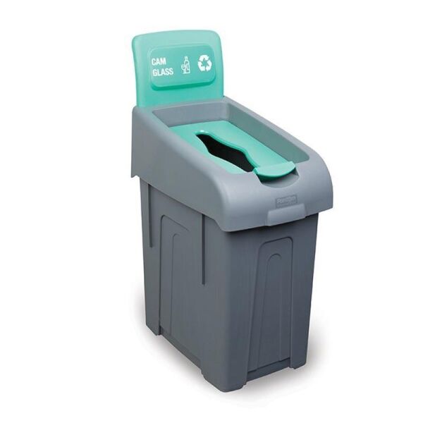 Fantom Procycle 25 Mini Cam Atık Kovası, Çöp Kutusu 50 Litre