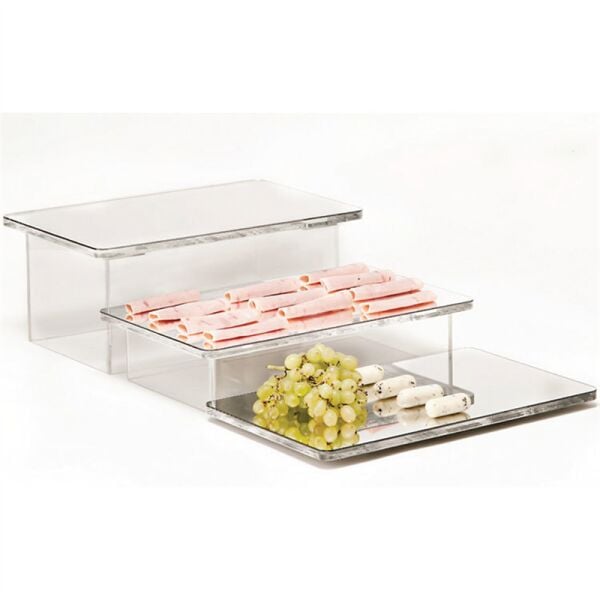 Zicco ZCP 436 Merdiven Aynalı Teşhir Standı 40,5 x 25 x H:2 / 8,5 / 16 Cm