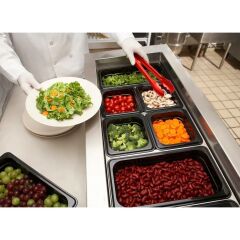 Cambro Lugano Polikarbon Tırtıklı Servis Maşası Kırmızı 15 cm - 6TGS404