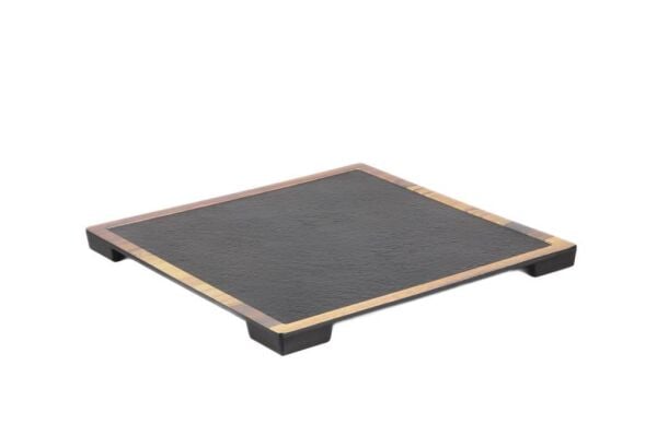Globy Açık Büfe Kare Sunum Tabak – 33×33×2 cm