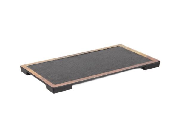 Globy Açık Büfe Dikdörtgen Sunum Tabak – 37,8×21,5×2 cm