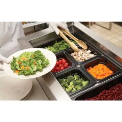 Cambro Lugano Polikarbon Tırtıklı Servis Maşası Krem 15 cm - 6TGS133