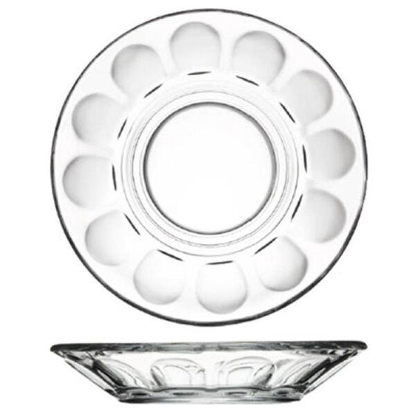 Paşabahçe 54411 Tempo Optikli Çay Tabak 6lı 10 cm