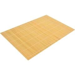 Globy Bambu Amerikan Servis - Sushi Mat 4 Adet Sarı