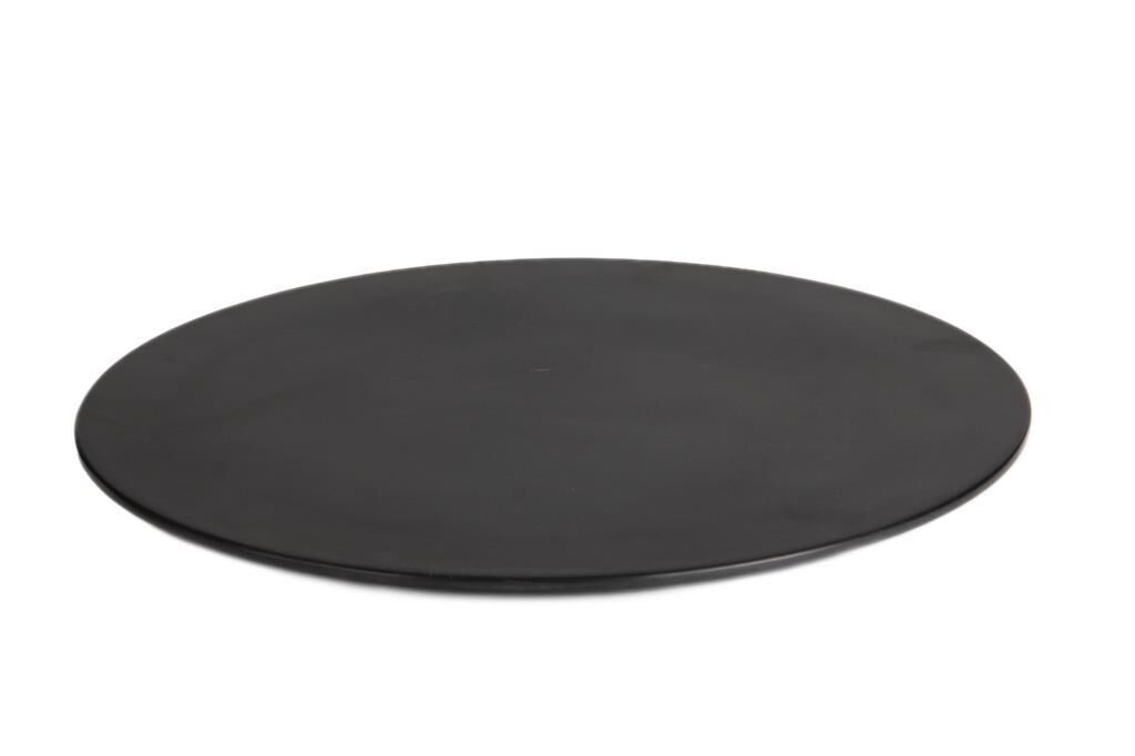 Globy Açık Büfe Yuvarlak Sunum Tabak Siyah – 41×2 cm