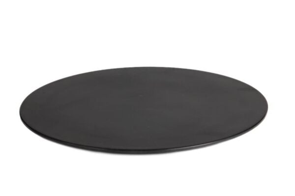 Globy Açık Büfe Yuvarlak Sunum Tabak Siyah – 41×2 cm