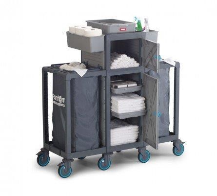 Fantom Procart 414 Dolaplı Kat Arabası, 2 Çöp Bölmeli