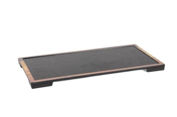 Globy Açık Büfe Dikdörtgen Sunum Tabak – 45,7×25,4×2 cm