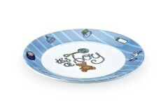 Külsan Thermoset Kırılmaz Mama Tabağı- Bebek Tabağı Mavi 19 cm 1 adet