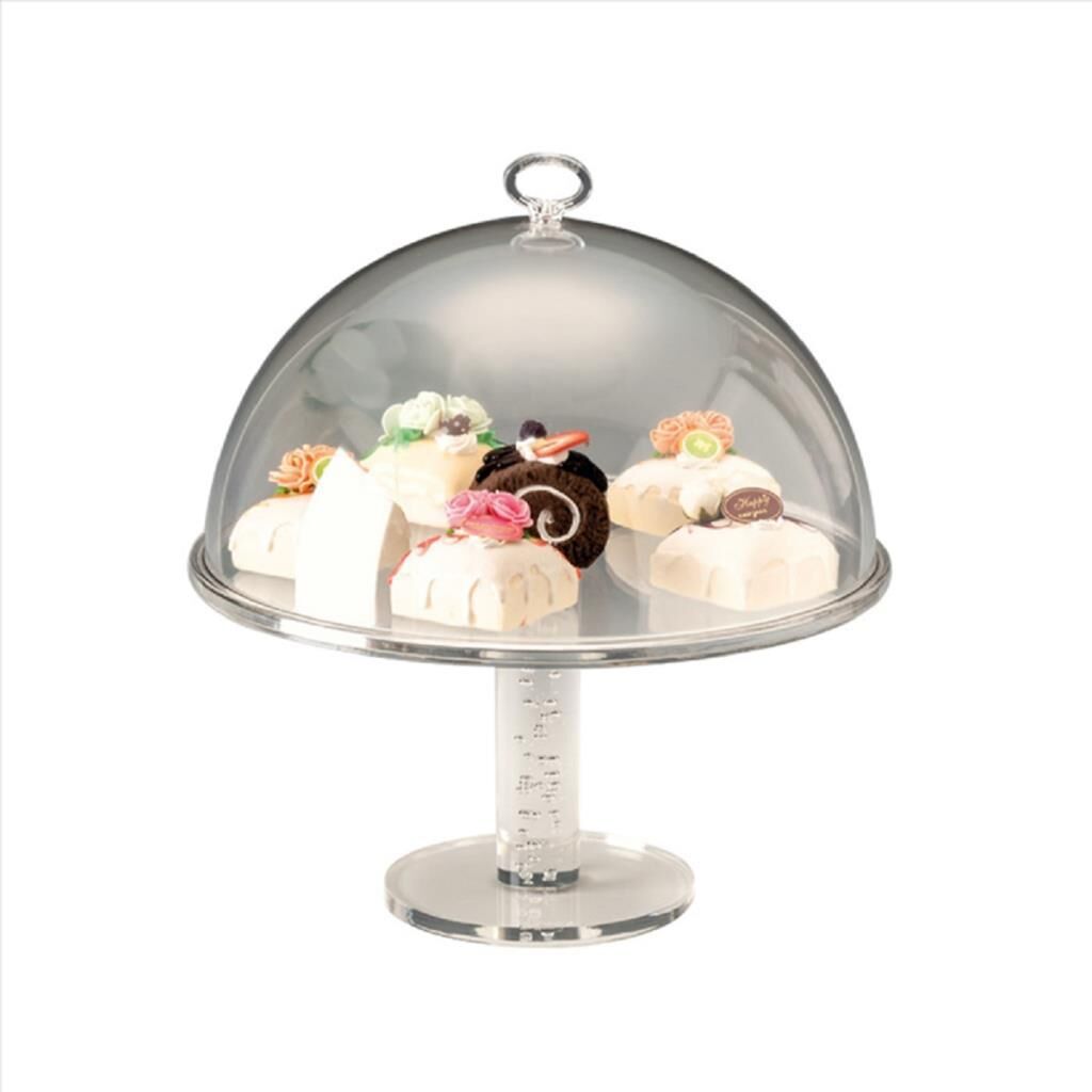 Zicco ZCP-733 Polikarbon Kapaklı Fanus, 32.5x h:32 cm