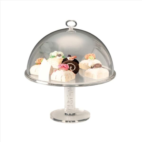 Zicco ZCP-733 Polikarbon Kapaklı Fanus, 32.5x h:32 cm