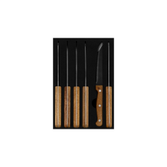 Lugga Akşap Saplı Steak - Biftek Bıçağı 21 cm