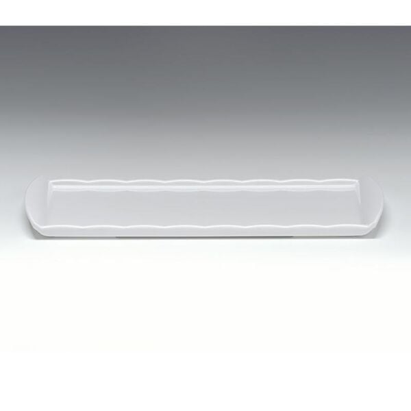 Zicco K 2053 Melamin Teşhir Tabağı, 15x35 cm, Beyaz