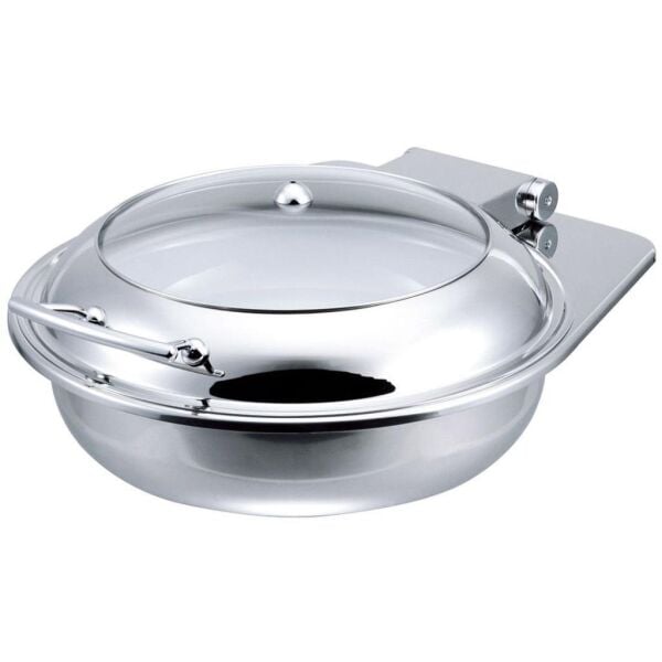 Globy Chafing Dish Yuvarlak Reşo Cam Kapaklı