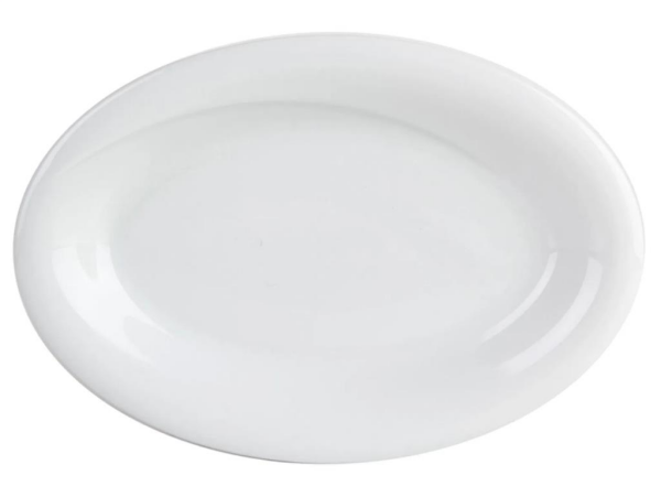 Porland 117324 Troy Beyaz Kayık Tabak 23cm 6 Adet