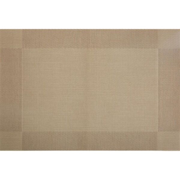 Biradlı BRD-2066 Dikdörtgen PVC Amerikan Servis, 30x45 cm, Kahverengi