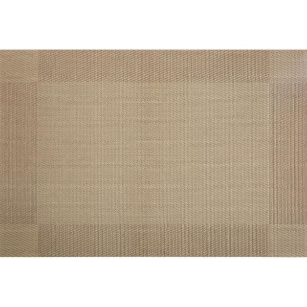 Biradlı BRD-2066 Dikdörtgen PVC Amerikan Servis, 30x45 cm, Kahverengi