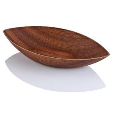 Evelin Ahşap Görünümlü Gondol Kase 17.5x35 cm