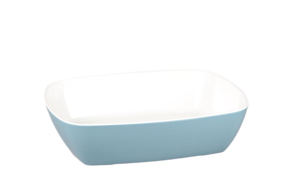 Globy Açık Büfe Dikdörtgen Tabak Mavi – 32,5×26,5×8 cm