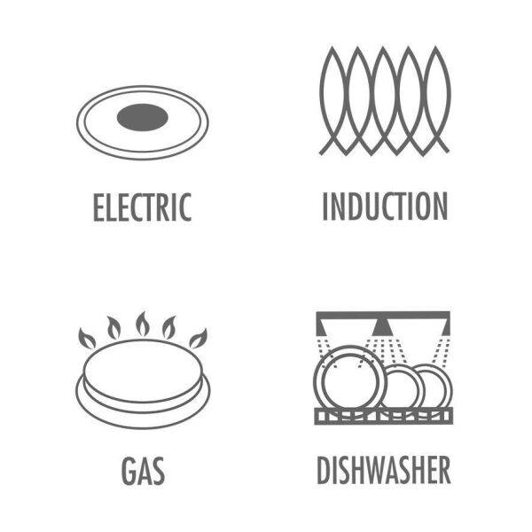 Kapp Çelik Tencere Silindirik 36x22 cm 22,4 Lt