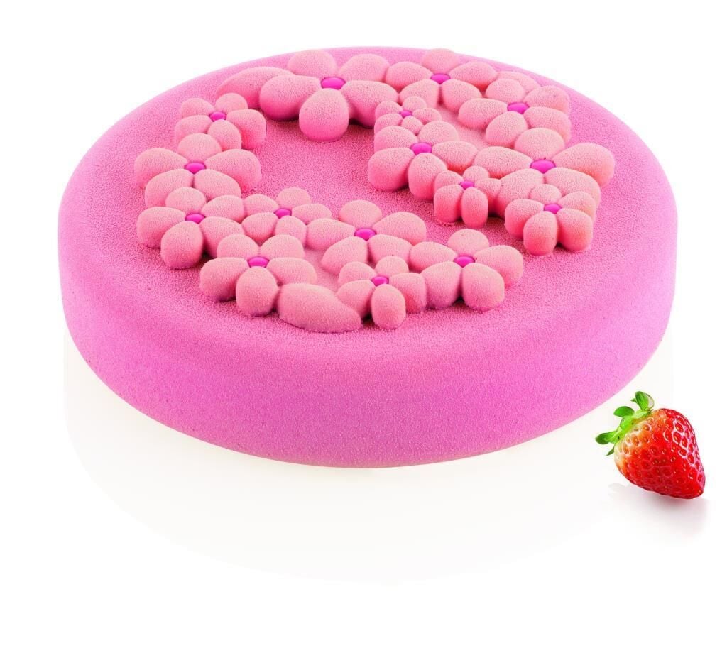 Silikomart Flora 80 Silikon Pasta Kalıbı 14x6 cm - 36.391.87.0065