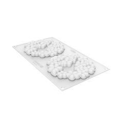 Silikomart 36.391.87.0065 Flora 80 Çiçek Desen Silikon Kek Kalıbı 2'li