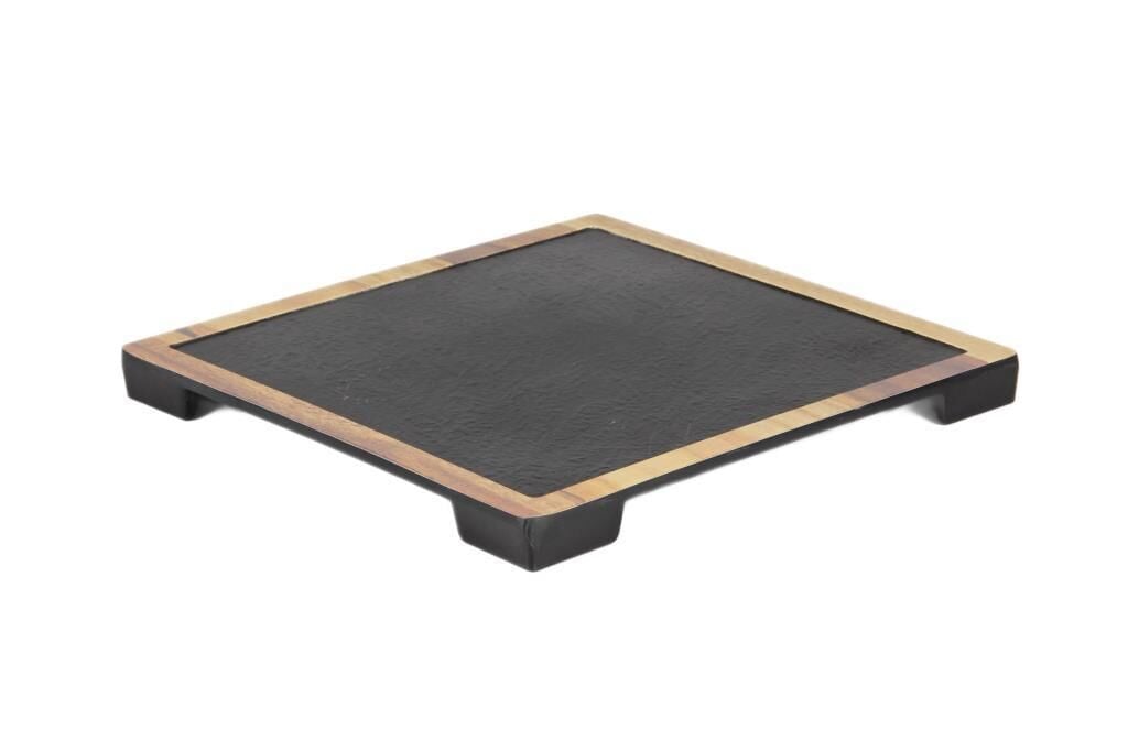 Globy Açık Büfe Sunum Tabak Kare – 25×25×2 cm